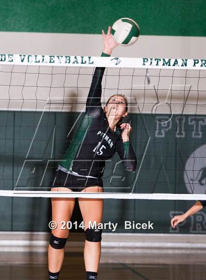 Thumbnail 2 in Pitman vs. St. Mary's (CIF SJS Playoff) photogallery.