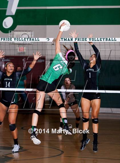 Thumbnail 1 in Pitman vs. St. Mary's (CIF SJS Playoff) photogallery.