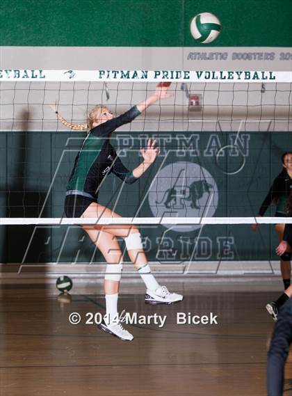 Thumbnail 1 in Pitman vs. St. Mary's (CIF SJS Playoff) photogallery.