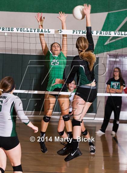 Thumbnail 2 in Pitman vs. St. Mary's (CIF SJS Playoff) photogallery.