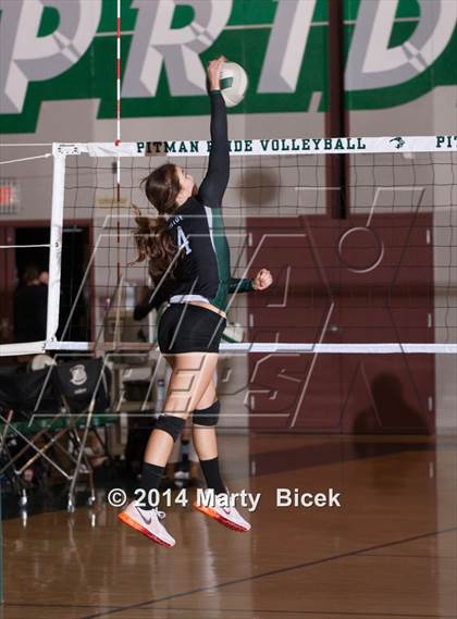 Thumbnail 2 in Pitman vs. St. Mary's (CIF SJS Playoff) photogallery.