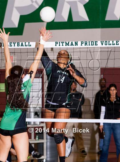Thumbnail 1 in Pitman vs. St. Mary's (CIF SJS Playoff) photogallery.