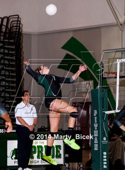 Thumbnail 1 in Pitman vs. St. Mary's (CIF SJS Playoff) photogallery.