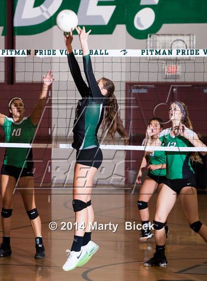 Thumbnail 2 in Pitman vs. St. Mary's (CIF SJS Playoff) photogallery.