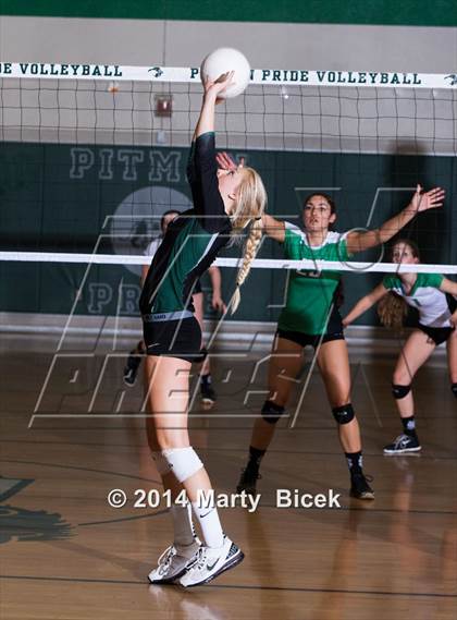 Thumbnail 1 in Pitman vs. St. Mary's (CIF SJS Playoff) photogallery.