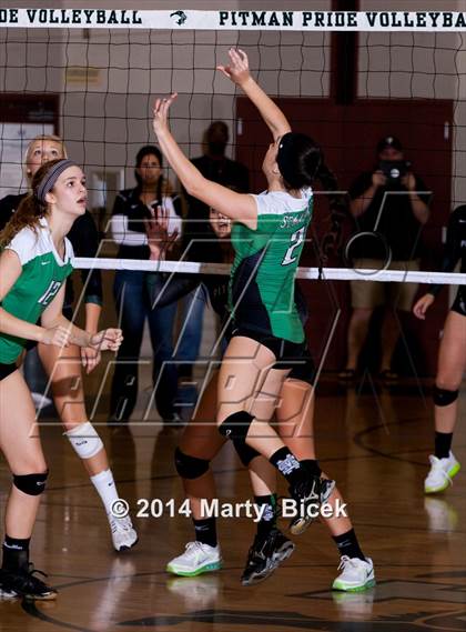 Thumbnail 2 in Pitman vs. St. Mary's (CIF SJS Playoff) photogallery.