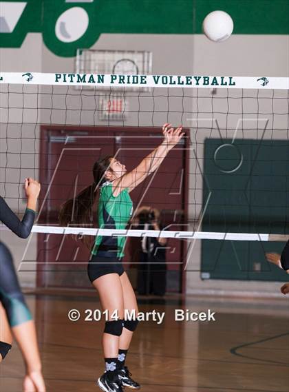 Thumbnail 2 in Pitman vs. St. Mary's (CIF SJS Playoff) photogallery.