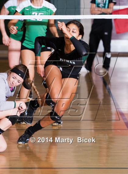 Thumbnail 1 in Pitman vs. St. Mary's (CIF SJS Playoff) photogallery.