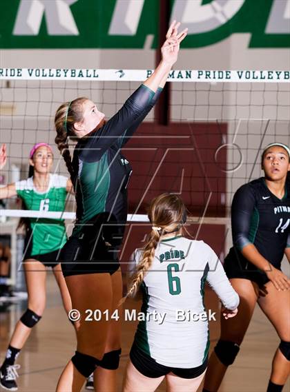 Thumbnail 2 in Pitman vs. St. Mary's (CIF SJS Playoff) photogallery.