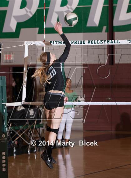 Thumbnail 1 in Pitman vs. St. Mary's (CIF SJS Playoff) photogallery.