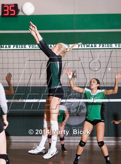 Thumbnail 1 in Pitman vs. St. Mary's (CIF SJS Playoff) photogallery.
