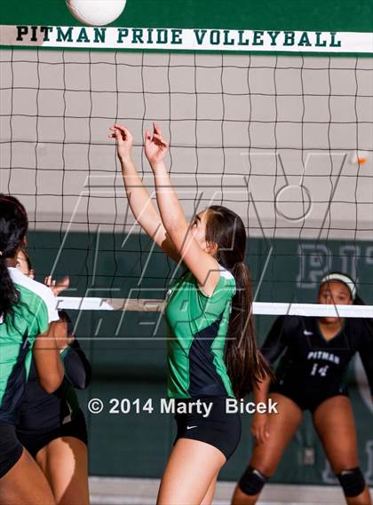Thumbnail 2 in Pitman vs. St. Mary's (CIF SJS Playoff) photogallery.