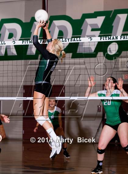 Thumbnail 3 in Pitman vs. St. Mary's (CIF SJS Playoff) photogallery.