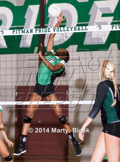 Thumbnail 2 in Pitman vs. St. Mary's (CIF SJS Playoff) photogallery.