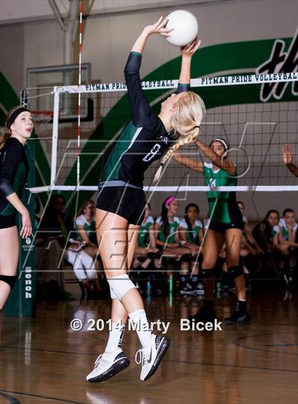 Thumbnail 2 in Pitman vs. St. Mary's (CIF SJS Playoff) photogallery.