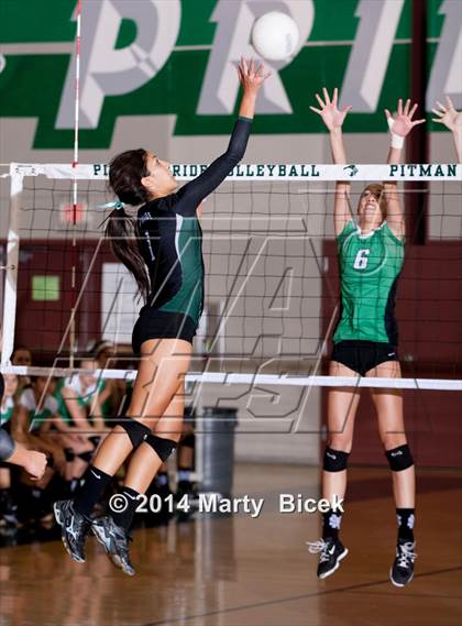 Thumbnail 1 in Pitman vs. St. Mary's (CIF SJS Playoff) photogallery.
