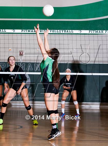 Thumbnail 1 in Pitman vs. St. Mary's (CIF SJS Playoff) photogallery.