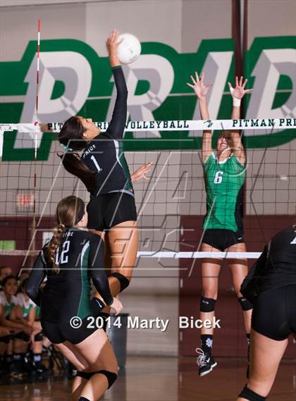 Thumbnail 2 in Pitman vs. St. Mary's (CIF SJS Playoff) photogallery.