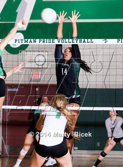 Thumbnail 1 in Pitman vs. St. Mary's (CIF SJS Playoff) photogallery.