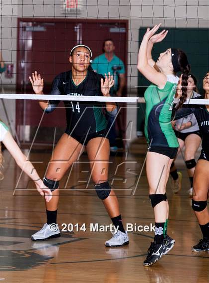 Thumbnail 3 in Pitman vs. St. Mary's (CIF SJS Playoff) photogallery.