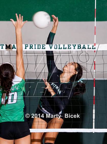 Thumbnail 1 in Pitman vs. St. Mary's (CIF SJS Playoff) photogallery.