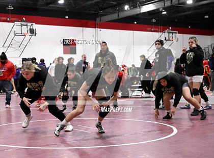 Thumbnail 1 in CIF-SS Girls Masters Wrestling 1/2 photogallery.