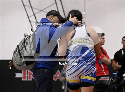 Thumbnail 3 in CIF-SS Girls Masters Wrestling 1/2 photogallery.