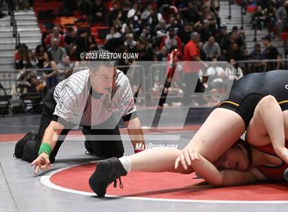 Thumbnail 2 in CIF-SS Girls Masters Wrestling 1/2 photogallery.