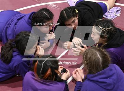 Thumbnail 2 in CIF-SS Girls Masters Wrestling 1/2 photogallery.