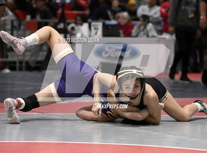 Thumbnail 3 in CIF-SS Girls Masters Wrestling 1/2 photogallery.