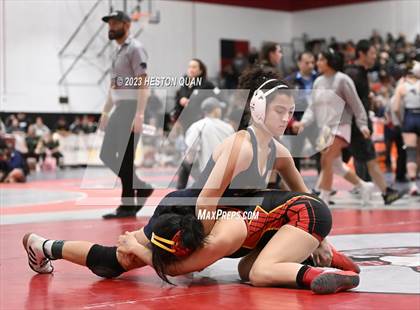 Thumbnail 1 in CIF-SS Girls Masters Wrestling 1/2 photogallery.