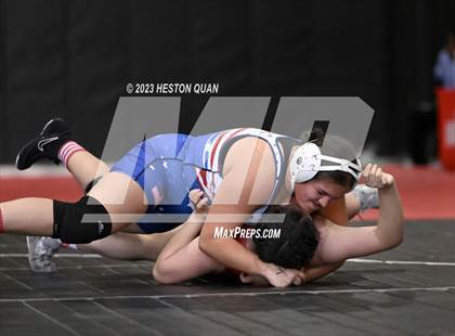 Thumbnail 1 in CIF-SS Girls Masters Wrestling 1/2 photogallery.