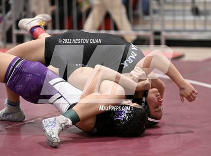 Thumbnail 1 in CIF-SS Girls Masters Wrestling 1/2 photogallery.
