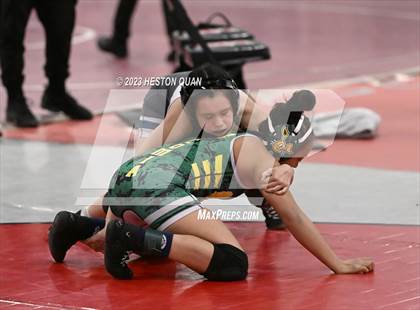 Thumbnail 2 in CIF-SS Girls Masters Wrestling 1/2 photogallery.