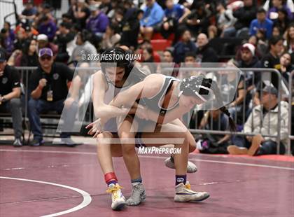 Thumbnail 3 in CIF-SS Girls Masters Wrestling 1/2 photogallery.