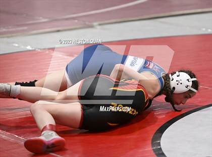 Thumbnail 1 in CIF-SS Girls Masters Wrestling 1/2 photogallery.