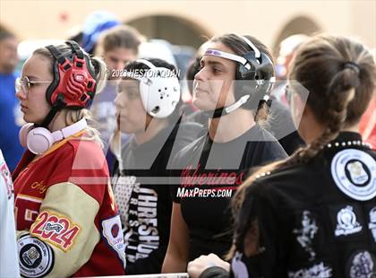Thumbnail 3 in CIF-SS Girls Masters Wrestling 1/2 photogallery.