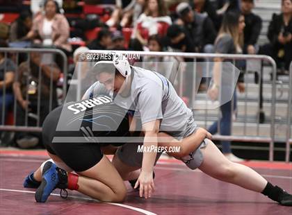 Thumbnail 3 in CIF-SS Girls Masters Wrestling 1/2 photogallery.
