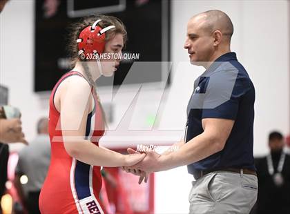 Thumbnail 1 in CIF-SS Girls Masters Wrestling 1/2 photogallery.