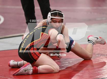 Thumbnail 1 in CIF-SS Girls Masters Wrestling 1/2 photogallery.