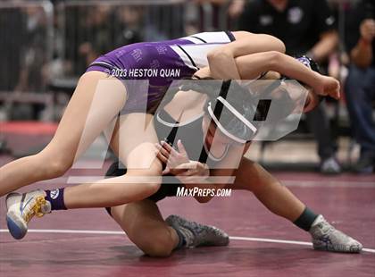 Thumbnail 1 in CIF-SS Girls Masters Wrestling 1/2 photogallery.