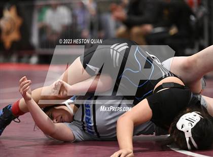 Thumbnail 2 in CIF-SS Girls Masters Wrestling 1/2 photogallery.