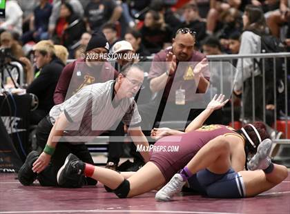 Thumbnail 1 in CIF-SS Girls Masters Wrestling 1/2 photogallery.