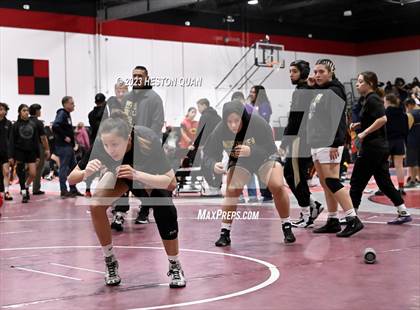 Thumbnail 3 in CIF-SS Girls Masters Wrestling 1/2 photogallery.