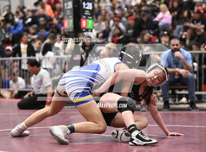 Thumbnail 2 in CIF-SS Girls Masters Wrestling 1/2 photogallery.