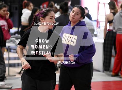 Thumbnail 3 in CIF-SS Girls Masters Wrestling 1/2 photogallery.