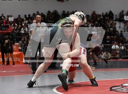 Thumbnail 1 in CIF-SS Girls Masters Wrestling 1/2 photogallery.