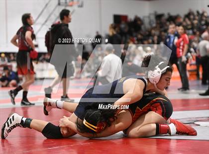 Thumbnail 3 in CIF-SS Girls Masters Wrestling 1/2 photogallery.