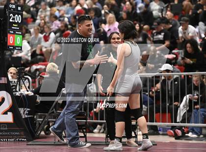 Thumbnail 1 in CIF-SS Girls Masters Wrestling 1/2 photogallery.