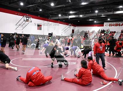 Thumbnail 2 in CIF-SS Girls Masters Wrestling 1/2 photogallery.